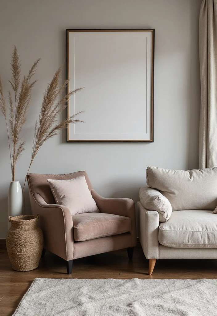 12 Gray and Beige Living Room Ideas for Balanced Neutrals - 8. Textured Upholstery