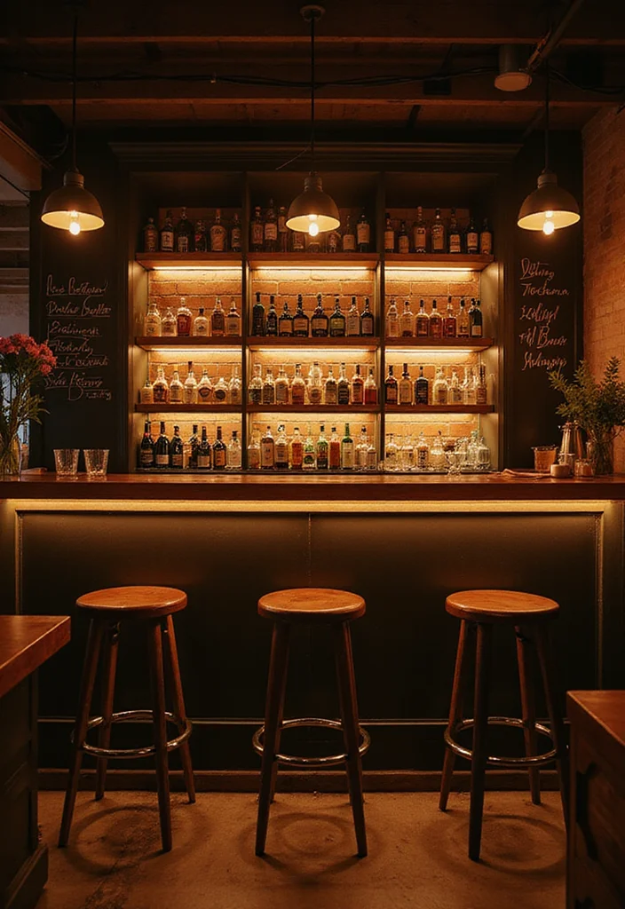 12 Kitchen Bar Counter Ideas for Casual Eating and Entertaining 111 12 Kitchen Bar Counter Ideas for Casual Eating and Entertaining - 11. Lighted Bar Counter