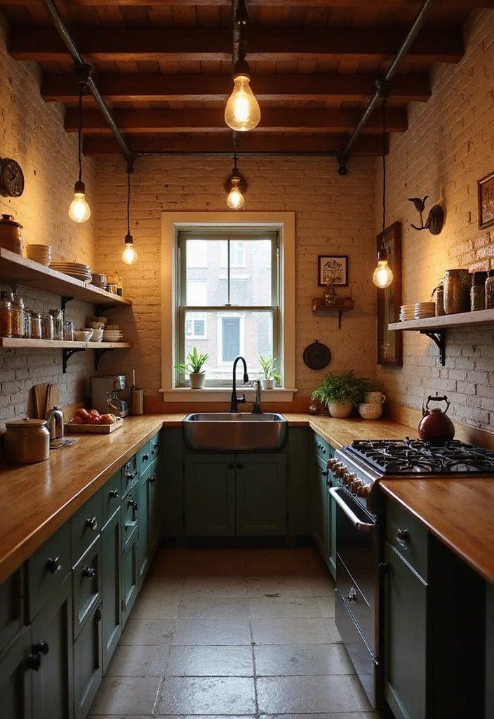 12 Kitchen Track Lighting Ideas for Better Task and Accent Light 78 12 Kitchen Track Lighting Ideas for Better Task and Accent Light - 8. Vintage-Inspired Track Systems