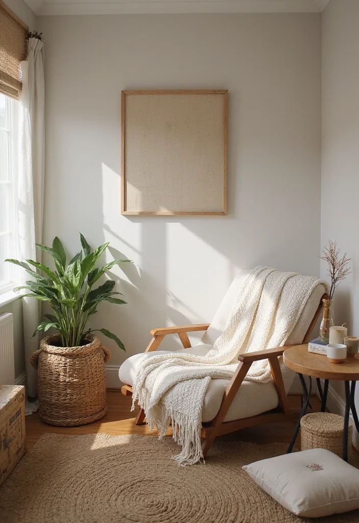 12 Shabby Chic Living Room Ideas for Soft Vintage Charm - 7. Cozy Nooks