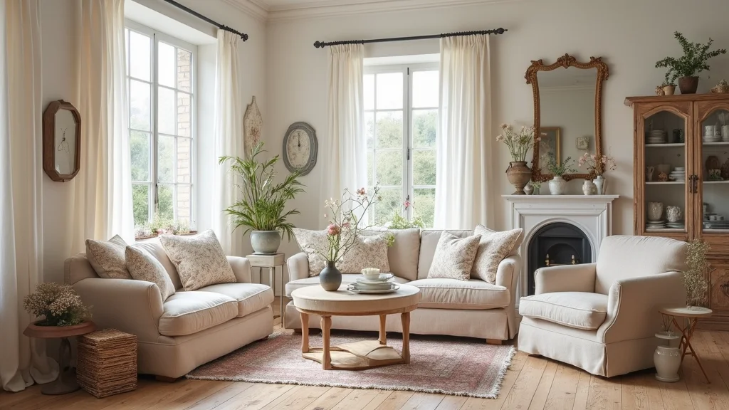 12 Shabby Chic Living Room Ideas for Soft Vintage Charm