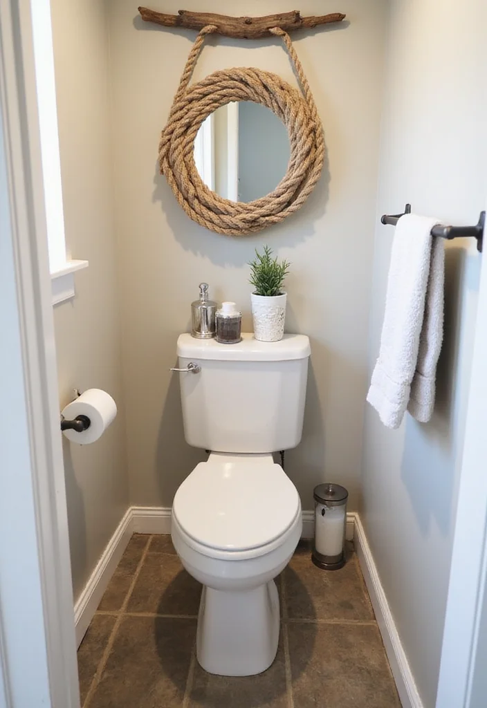 12 Small Blue Bathroom Ideas to Brighten and Open Your Space 12 12 Small Blue Bathroom Ideas to Brighten and Open Your Space - 2. Nautical Accents