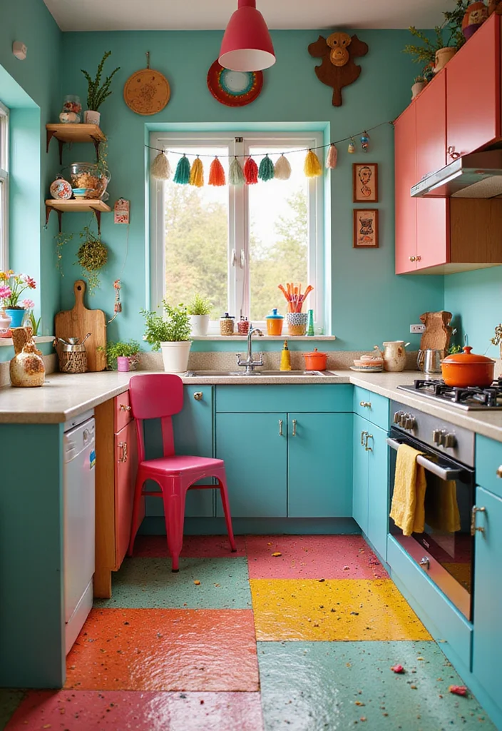 12 Small Kitchen Flooring Ideas for Smart Space Upgrades 56 12 Small Kitchen Flooring Ideas for Smart Space Upgrades 6. Rubber Flooring Fun and Functional