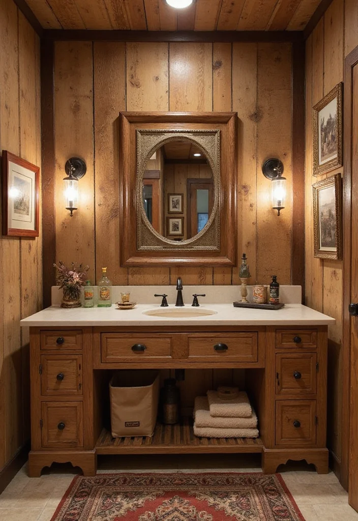 12 Western Bathroom Ideas That Bring Ranch Style Indoors - 11. Western Wall Art
