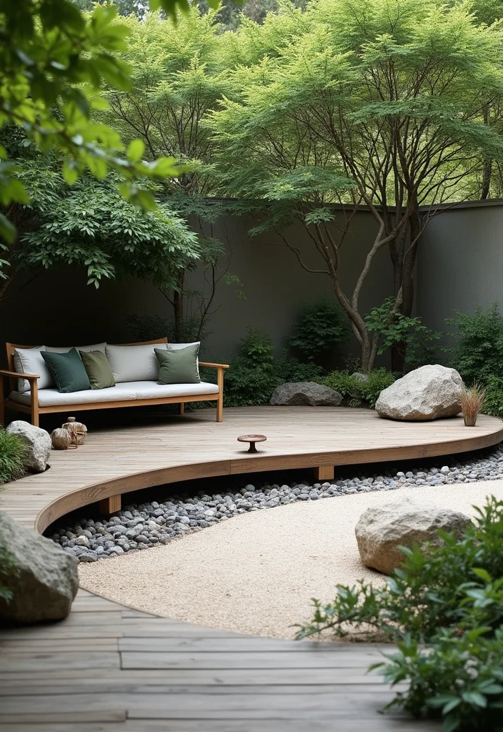 14 Backyard Covered Deck Ideas for Relaxed Outdoor Living 122 14 Backyard Covered Deck Ideas for Relaxed Outdoor Living 12. Zen Garden Integration