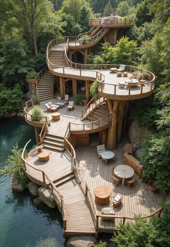 14 Backyard Covered Deck Ideas for Relaxed Outdoor Living 133 14 Backyard Covered Deck Ideas for Relaxed Outdoor Living 13. Multi Level Decking