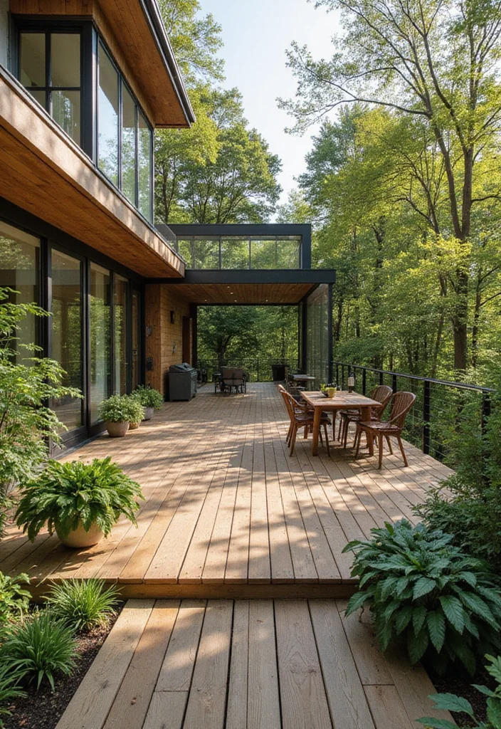 14 Backyard Covered Deck Ideas for Relaxed Outdoor Living 144 14 Backyard Covered Deck Ideas for Relaxed Outdoor Living 14. Biophilic Design Elements