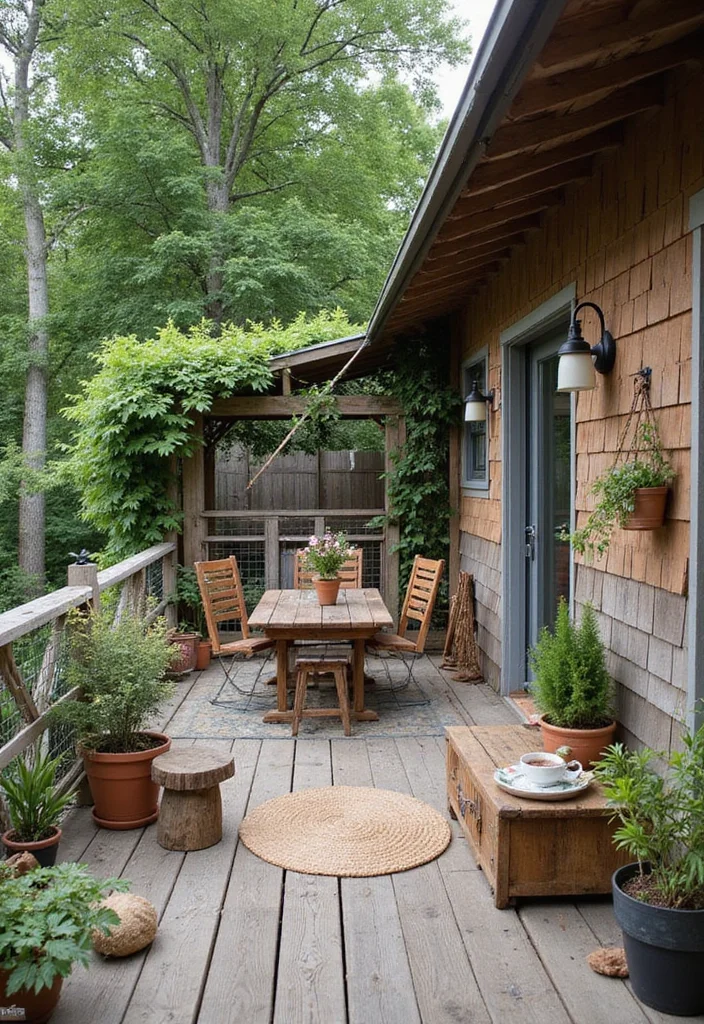 14 Backyard Covered Deck Ideas for Relaxed Outdoor Living 56 14 Backyard Covered Deck Ideas for Relaxed Outdoor Living 6. Vintage Reclaimed Materials