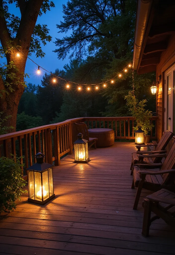 14 Backyard Covered Deck Ideas for Relaxed Outdoor Living 67 14 Backyard Covered Deck Ideas for Relaxed Outdoor Living 7. Solar Powered Lighting