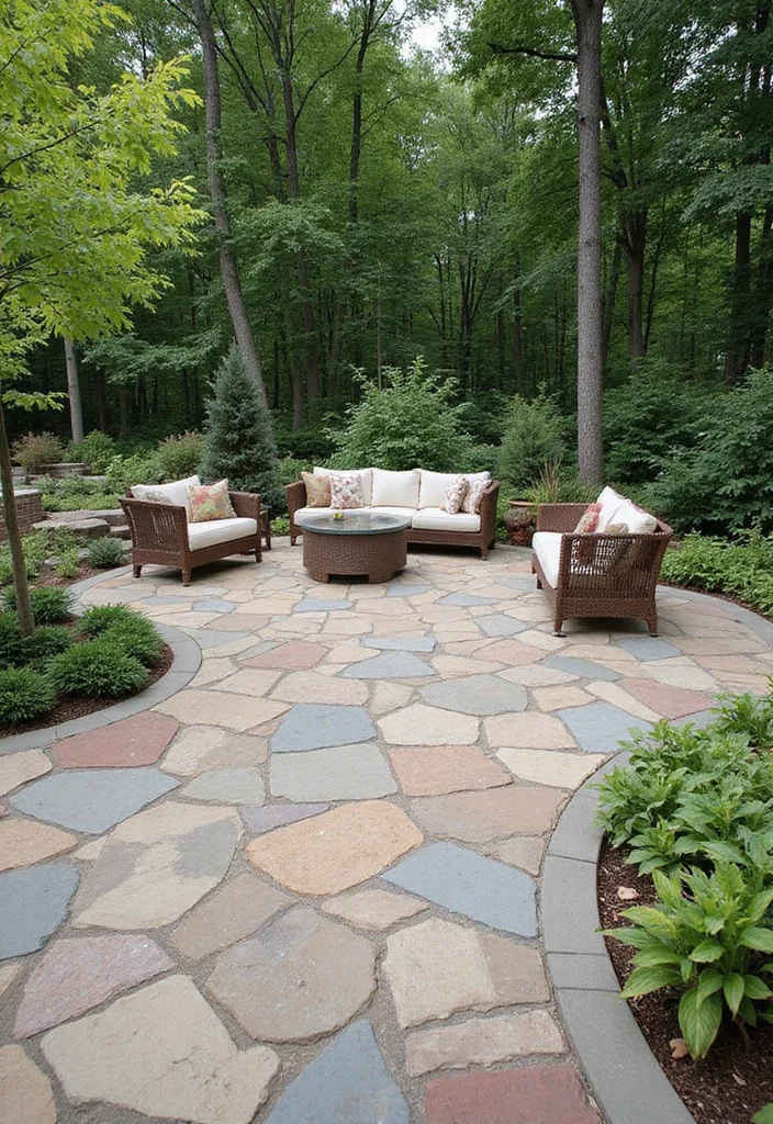 14 Backyard Patio Tile Ideas for Durable Stylish Flooring 45 14 Backyard Patio Tile Ideas for Durable Stylish Flooring - 5. Natural Stone Tiles