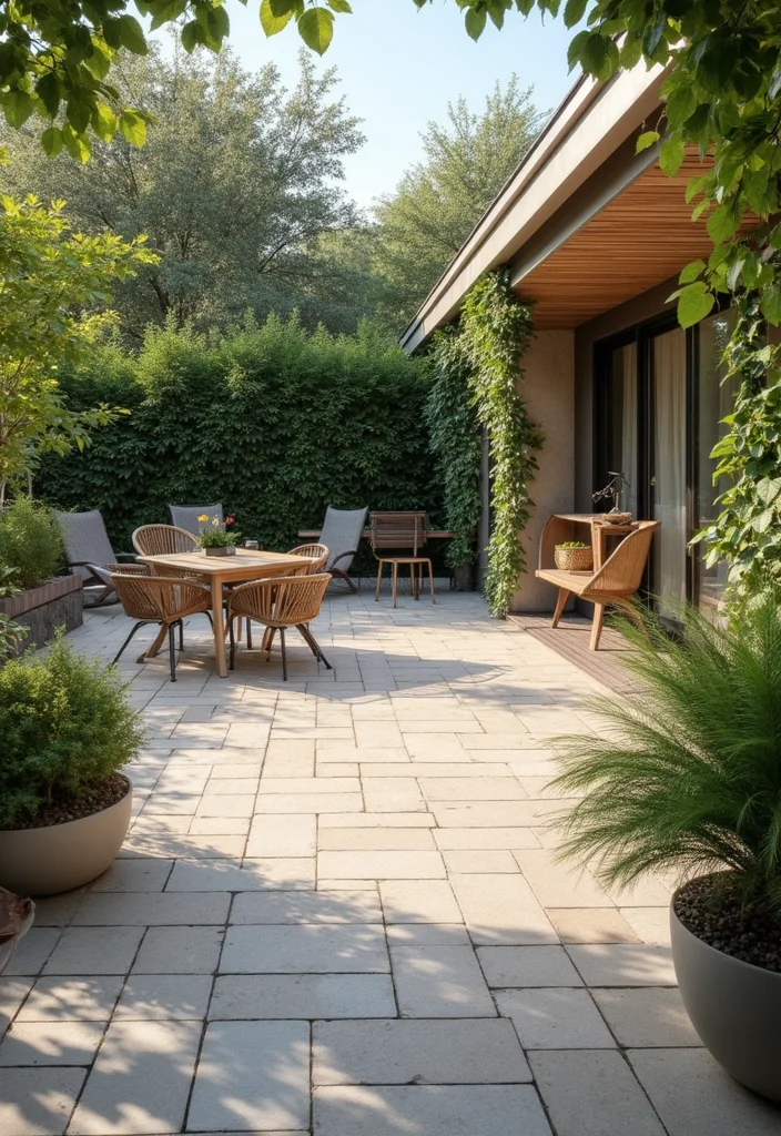 14 Backyard Patio Tile Ideas for Durable Stylish Flooring 67 14 Backyard Patio Tile Ideas for Durable Stylish Flooring - 7. Eco-Friendly Composite Tiles