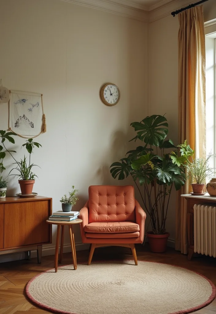 14 Eclectic Living Room Ideas for Character and Creativity - 4. Vintage Furniture: A Nod to the Past