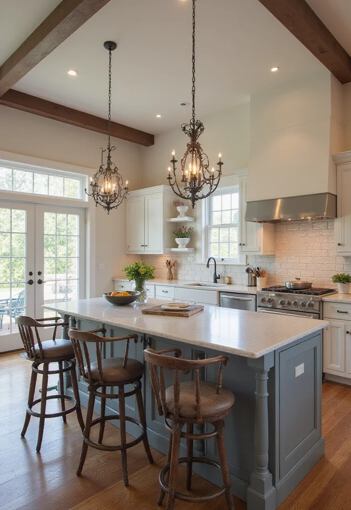 14 Joanna Gaines Kitchen Ideas for Cozy Modern Farmhouse Style - 5. Farmhouse Lighting Fixtures