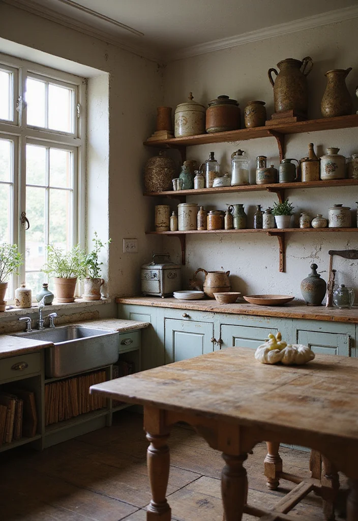 14 Joanna Gaines Kitchen Ideas for Cozy Modern Farmhouse Style - 8. Vintage and Antique Finds