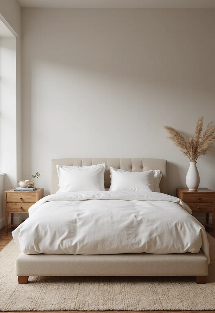 14 King Bedroom Ideas for Spacious Comfortable Layouts 12. Zen Minimalism