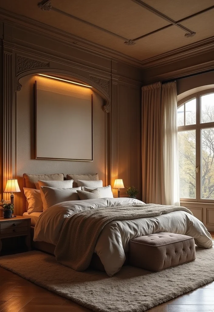 14 King Bedroom Ideas for Spacious Comfortable Layouts 9. Luxurious Textures