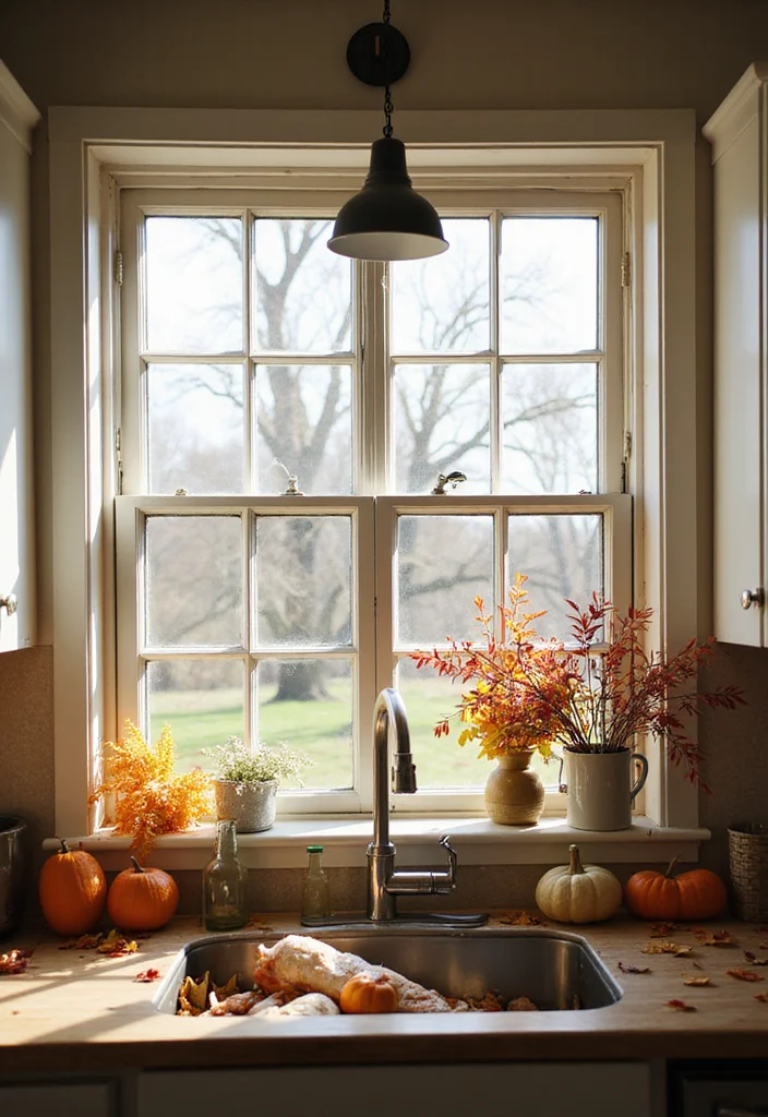 14 Kitchen Window Decor Ideas to Elevate Natural Light 133 14 Kitchen Window Decor Ideas to Elevate Natural Light 13. Seasonal Decor Swaps