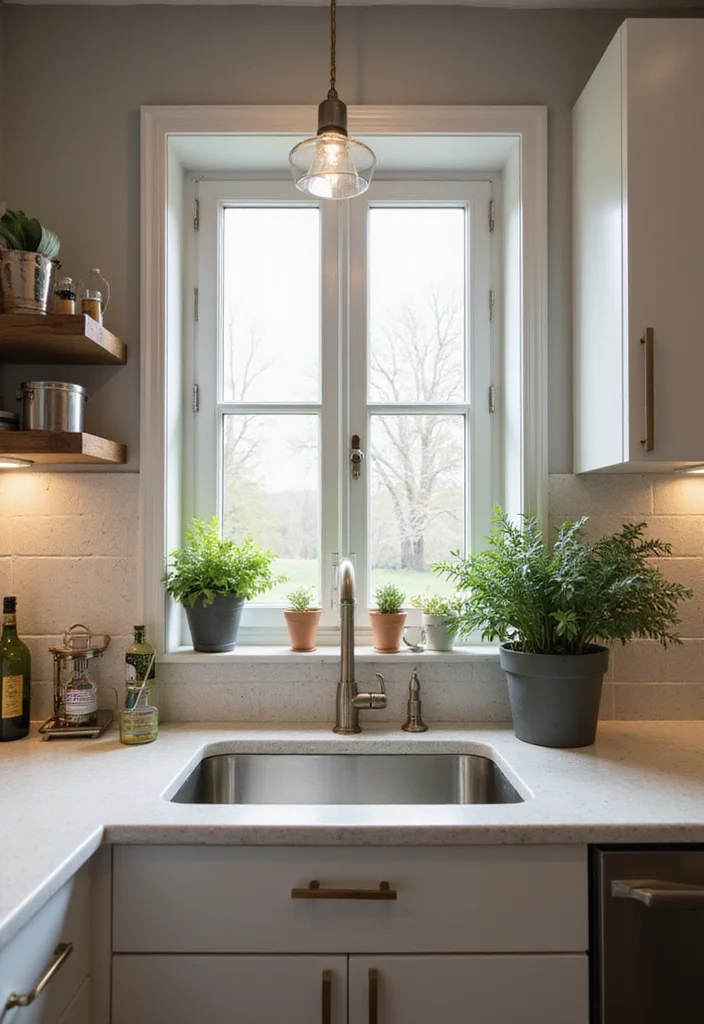 14 Kitchen Window Decor Ideas to Elevate Natural Light 89 14 Kitchen Window Decor Ideas to Elevate Natural Light 9. Reflective Surfaces for Light Maximization