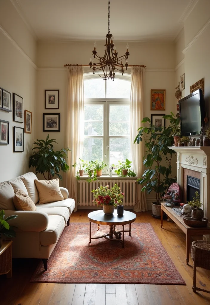 14 Split Level Living Room Ideas for Better Flow and Function - 12. Personal Touches and Accessories