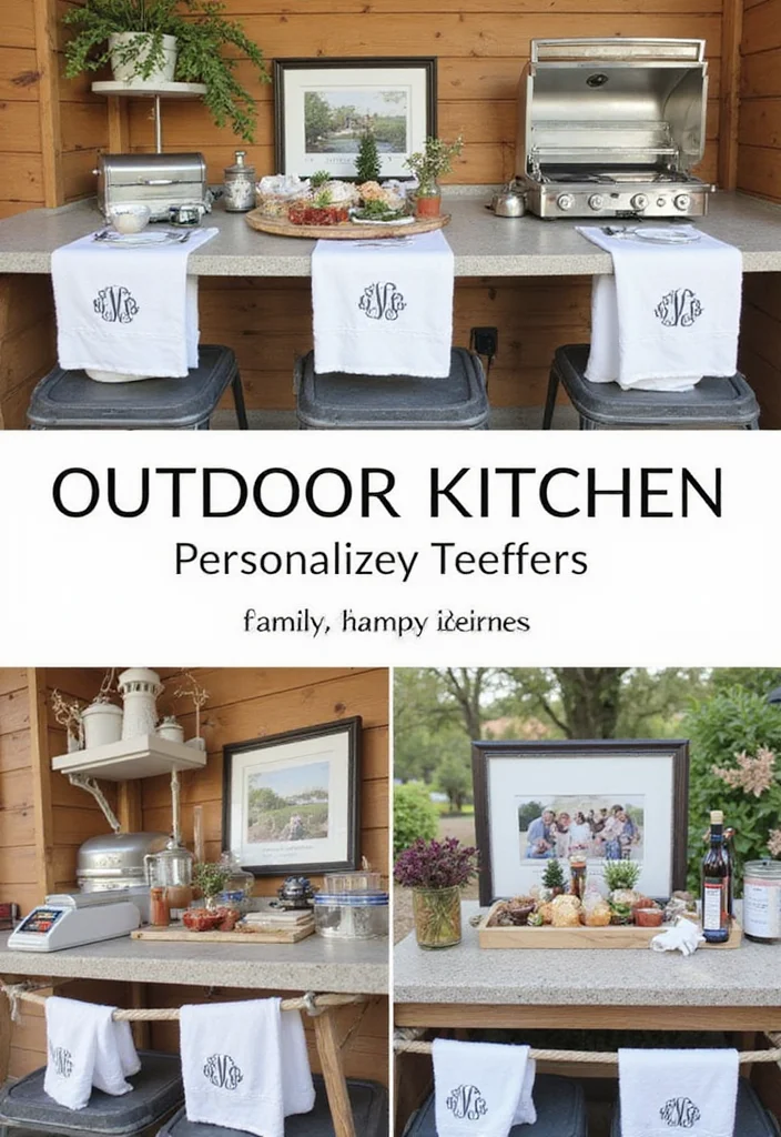 14 Summer Kitchen Ideas for Breezy Outdoor Cooking 133 14 Summer Kitchen Ideas for Breezy Outdoor Cooking 13. Personalized Touches