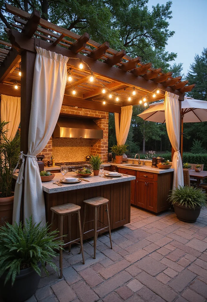14 Summer Kitchen Ideas for Breezy Outdoor Cooking 45 14 Summer Kitchen Ideas for Breezy Outdoor Cooking 5. Breezy Shade Solutions