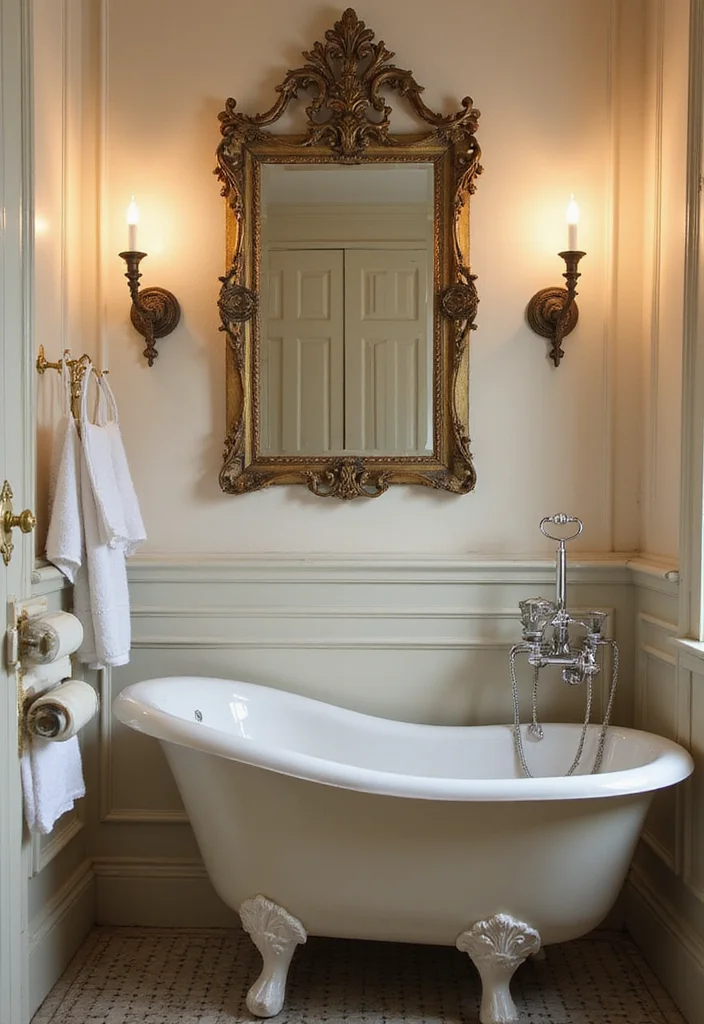 14 Victorian Bathroom Ideas with Classic Charm for Modern Homes 34 14 Victorian Bathroom Ideas with Classic Charm for Modern Homes - 4. Antique Bathroom Accessories