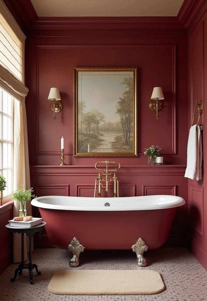 14 Victorian Bathroom Ideas with Classic Charm for Modern Homes 45 14 Victorian Bathroom Ideas with Classic Charm for Modern Homes - 5. Elegant Color Palettes
