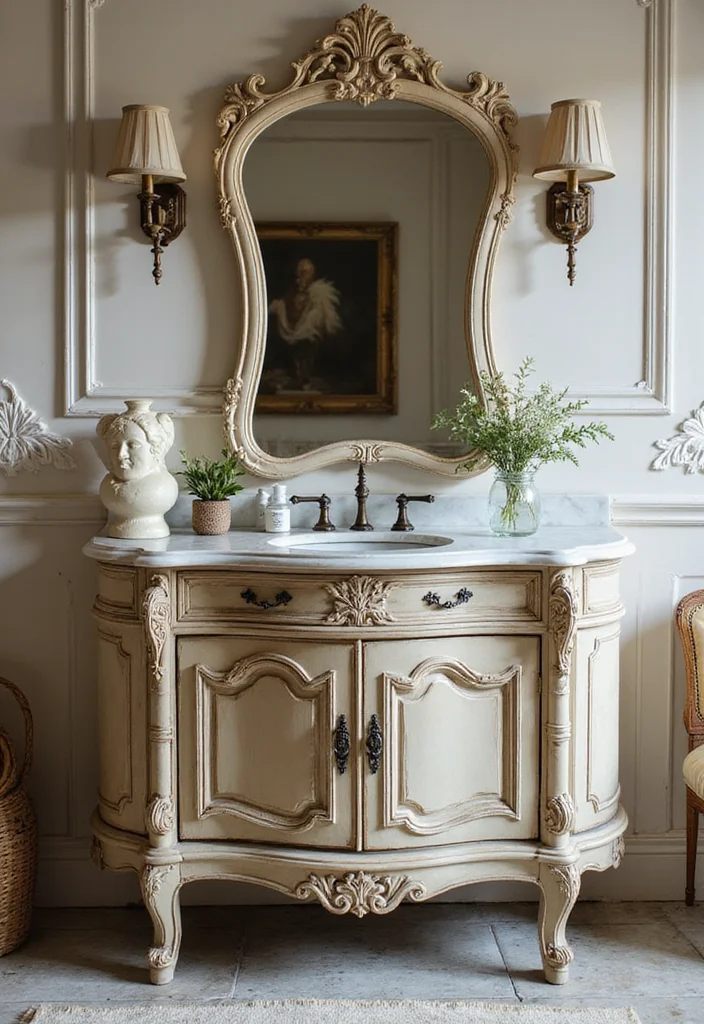 14 Victorian Bathroom Ideas with Classic Charm for Modern Homes 89 14 Victorian Bathroom Ideas with Classic Charm for Modern Homes - 9. Elegant Vanities