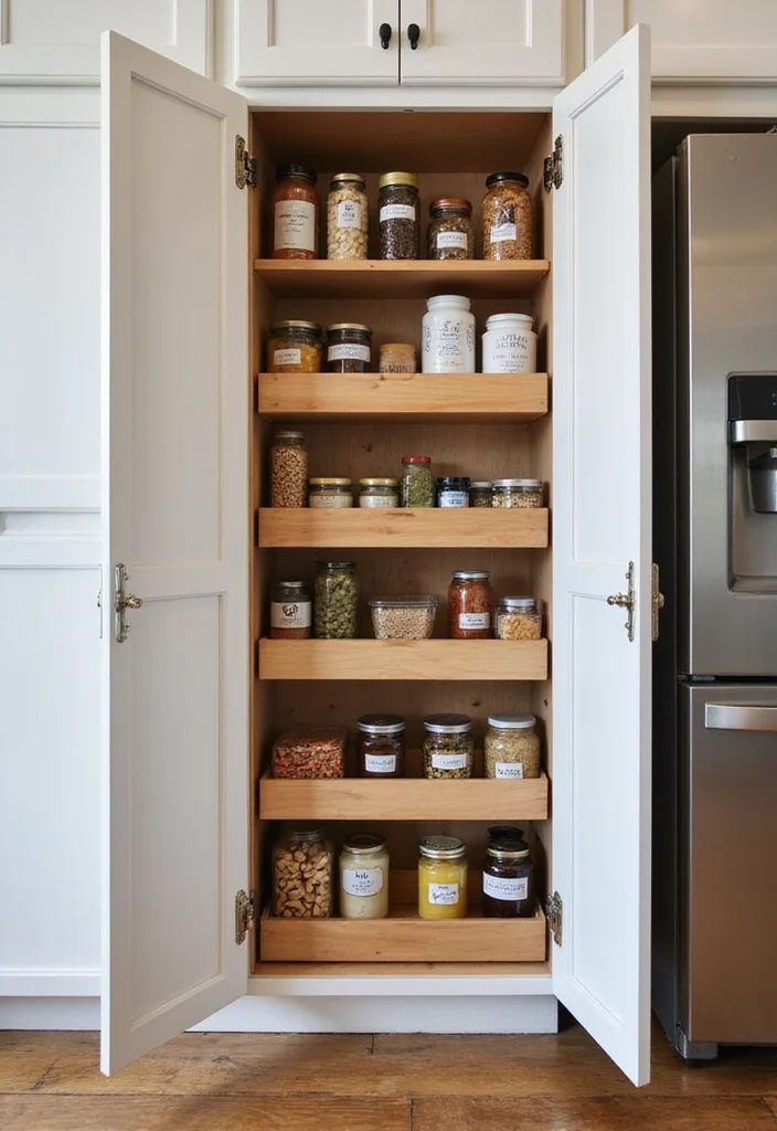 15 Best Kitchen Ideas for Practical Everyday Living 111 15 Best Kitchen Ideas for Practical Everyday Living 11. Pull Out Pantry