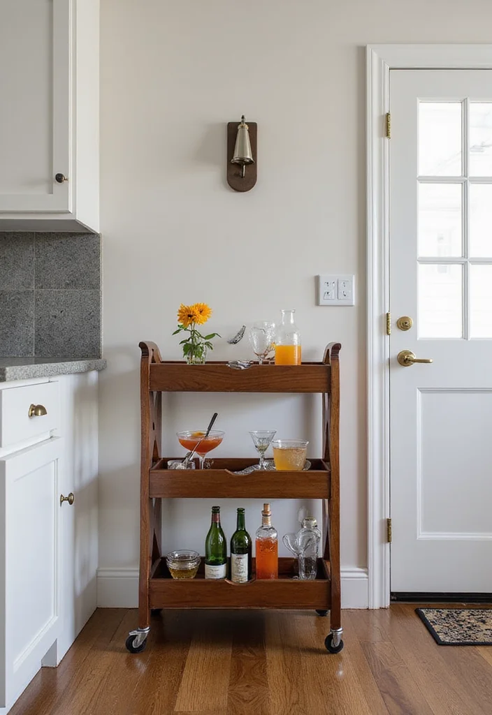 15 Best Kitchen Ideas for Practical Everyday Living 78 15 Best Kitchen Ideas for Practical Everyday Living 8. Stylish Bar Carts