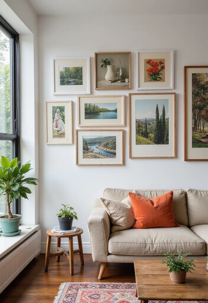 15 Home Decor Ideas for a Modern Living Room Refresh - 11. Artistic Touches with Eco-Art