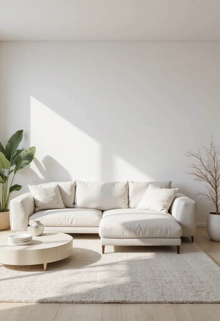 15 Home Decor Ideas for a Modern Living Room Refresh - 5. Minimalist Decor for Less Clutter
