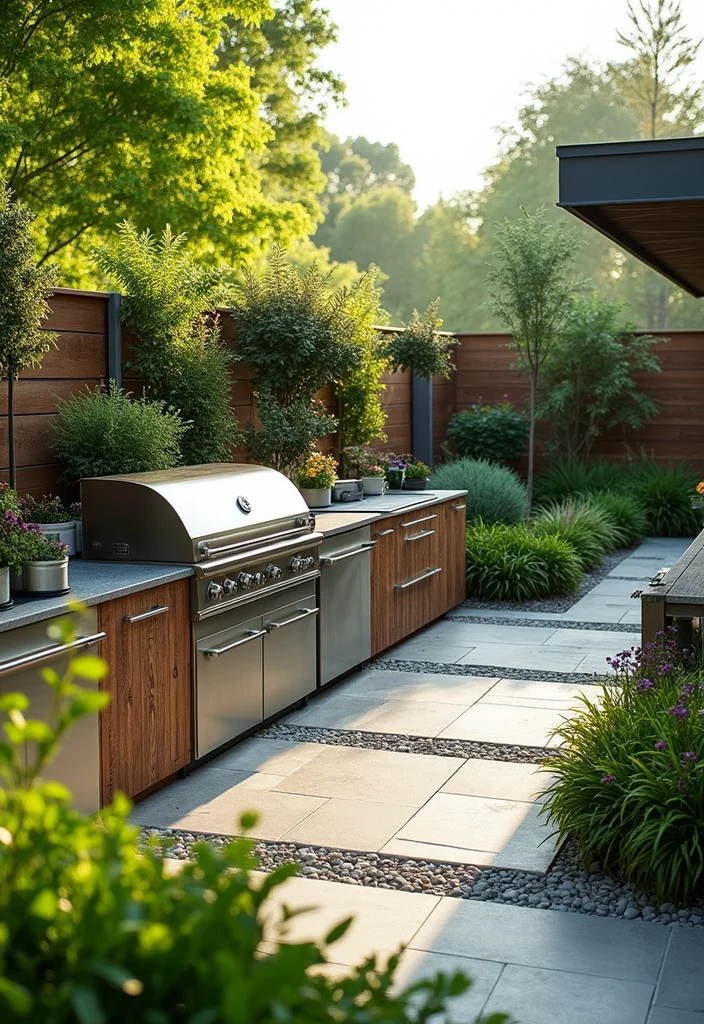 16 Pool and Outdoor Kitchen Ideas for Relaxed Backyard Living - 12. Smart Irrigation Systems