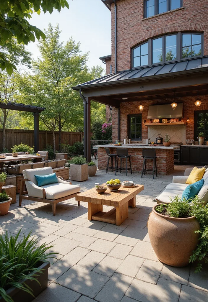 16 Pool and Outdoor Kitchen Ideas for Relaxed Backyard Living - 13. Multi-Functional Spaces