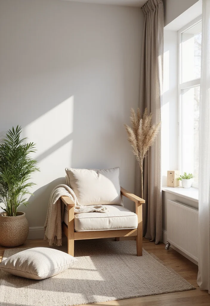 18 Aesthetic Living Room Ideas for Clean Trendy Spaces - 15. Cozy Corner Nooks