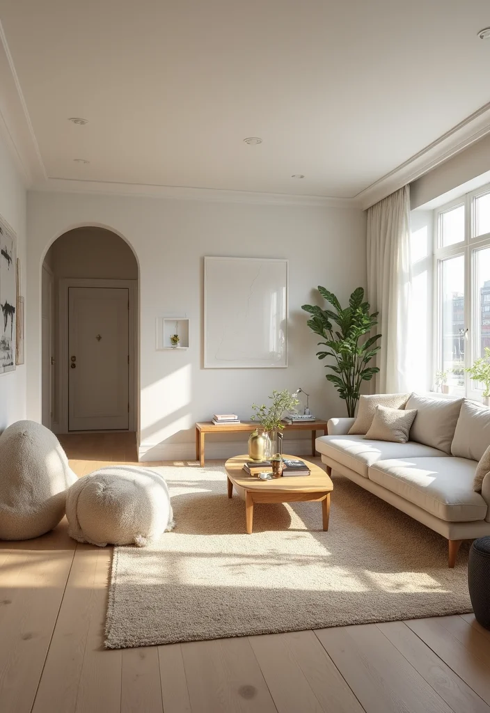 18 Aesthetic Living Room Ideas for Clean Trendy Spaces - 3. Open Space Concept