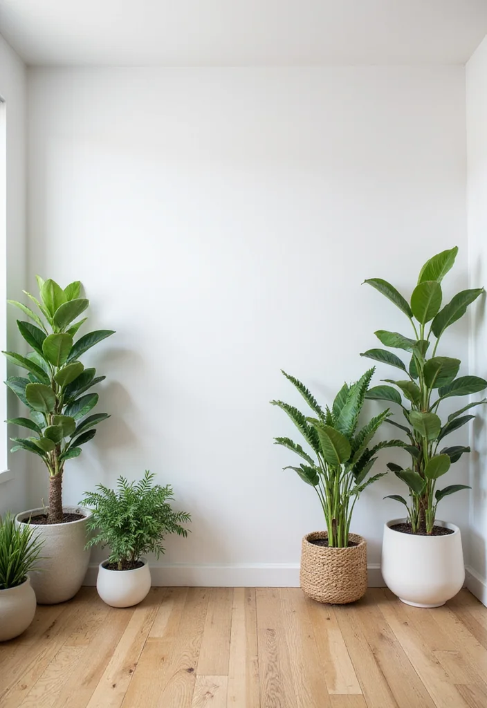 18 Aesthetic Living Room Ideas for Clean Trendy Spaces - 4. Indoor Plants