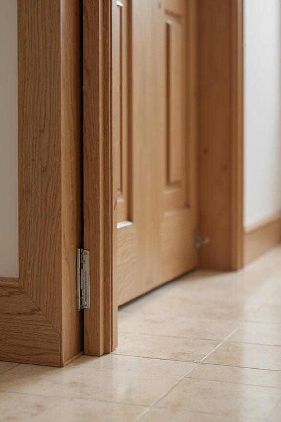 bathroom door width and clearance standards