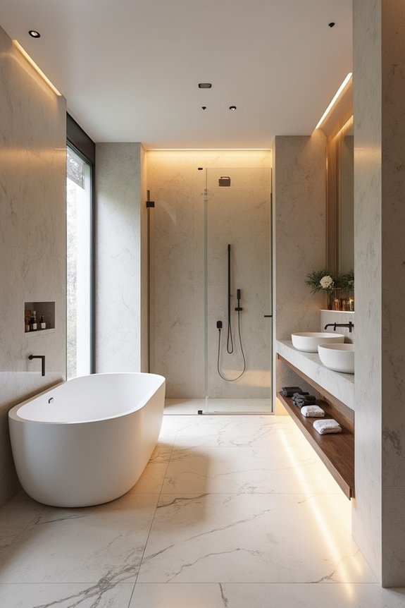 7 Luxury Bathroom Design Principles That Transform Spaces 2 bathroom space planning guides flow and storage