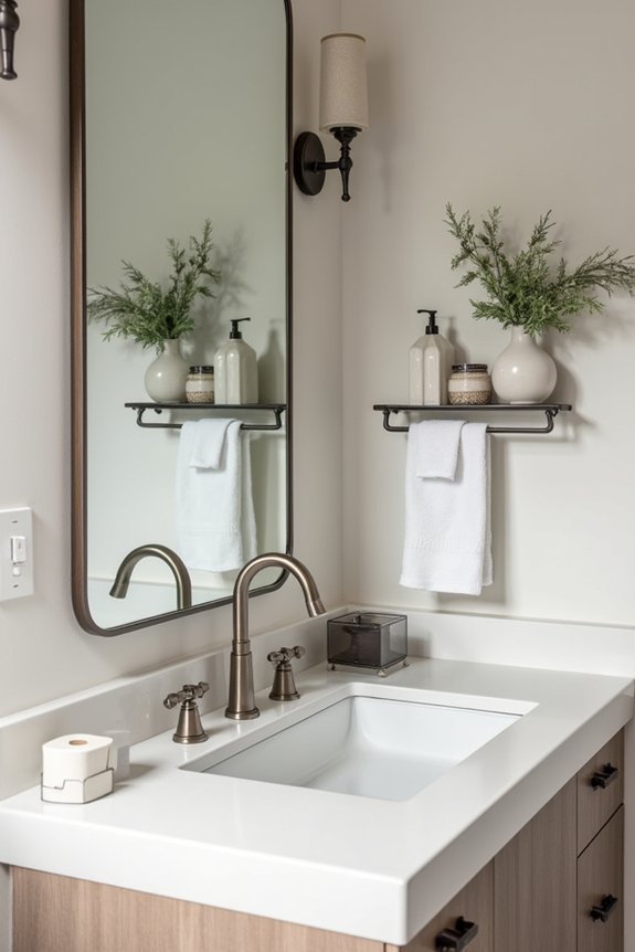 10 Essential Bathroom Accessory Placements for Maximum Function 8 consistent finishes cohesive bathroom style