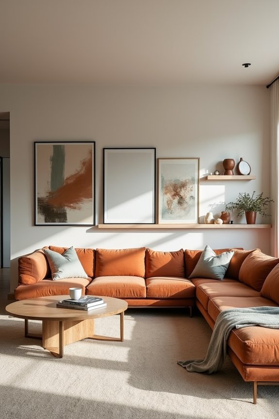 10 Ways to Decorate a Large Living Room Wall 8 coordinate wall rug furniture harmony