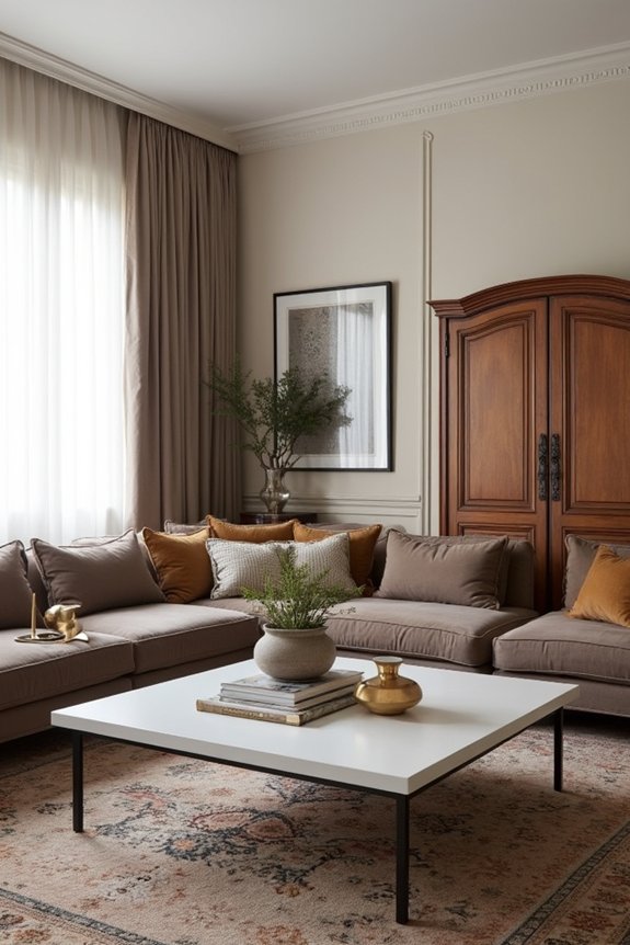 How to Mix Modern and Traditional Decor in Your Home 6 gradual decor with cohesive balance