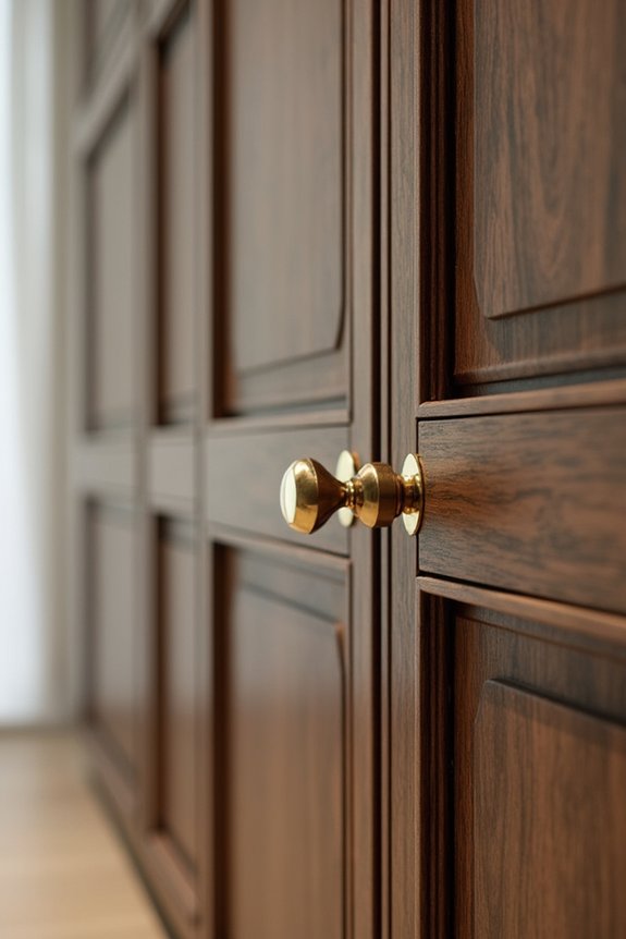 hardware harmonizes all finishes beautifully