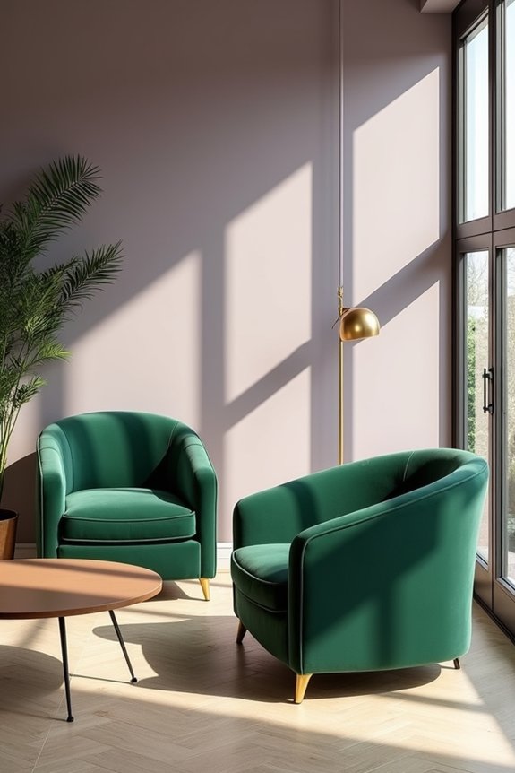 What Makes Modern Decor? 3 neutral palette with bold accents bright lighting