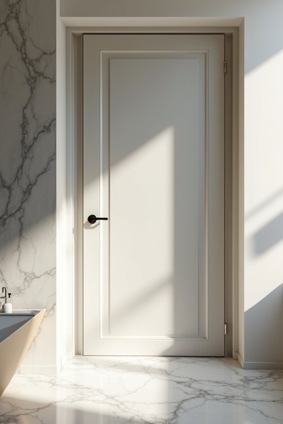 space saving pocket and sliding doors