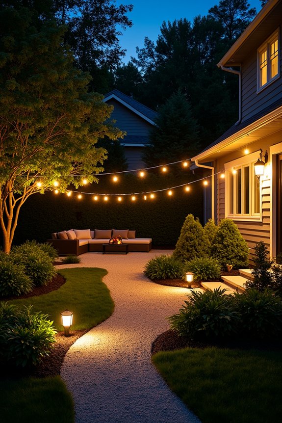 strategic led outdoor lighting enhances safety