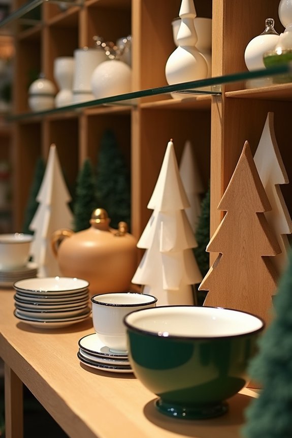 5 Best Retailers to Buy Luxury Christmas Decorations in 2026 3 sustainable acacia wood ornament trees