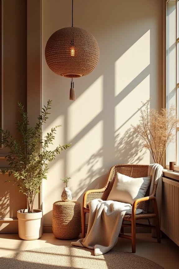 Modern Boho Decor: What Defines It? 11 warm layered lighting curated abundance