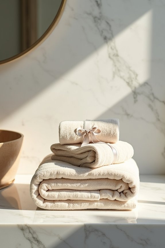 How to Decorate Bathroom Towels With 7 Easy Methods 1 wash measure and prep towels